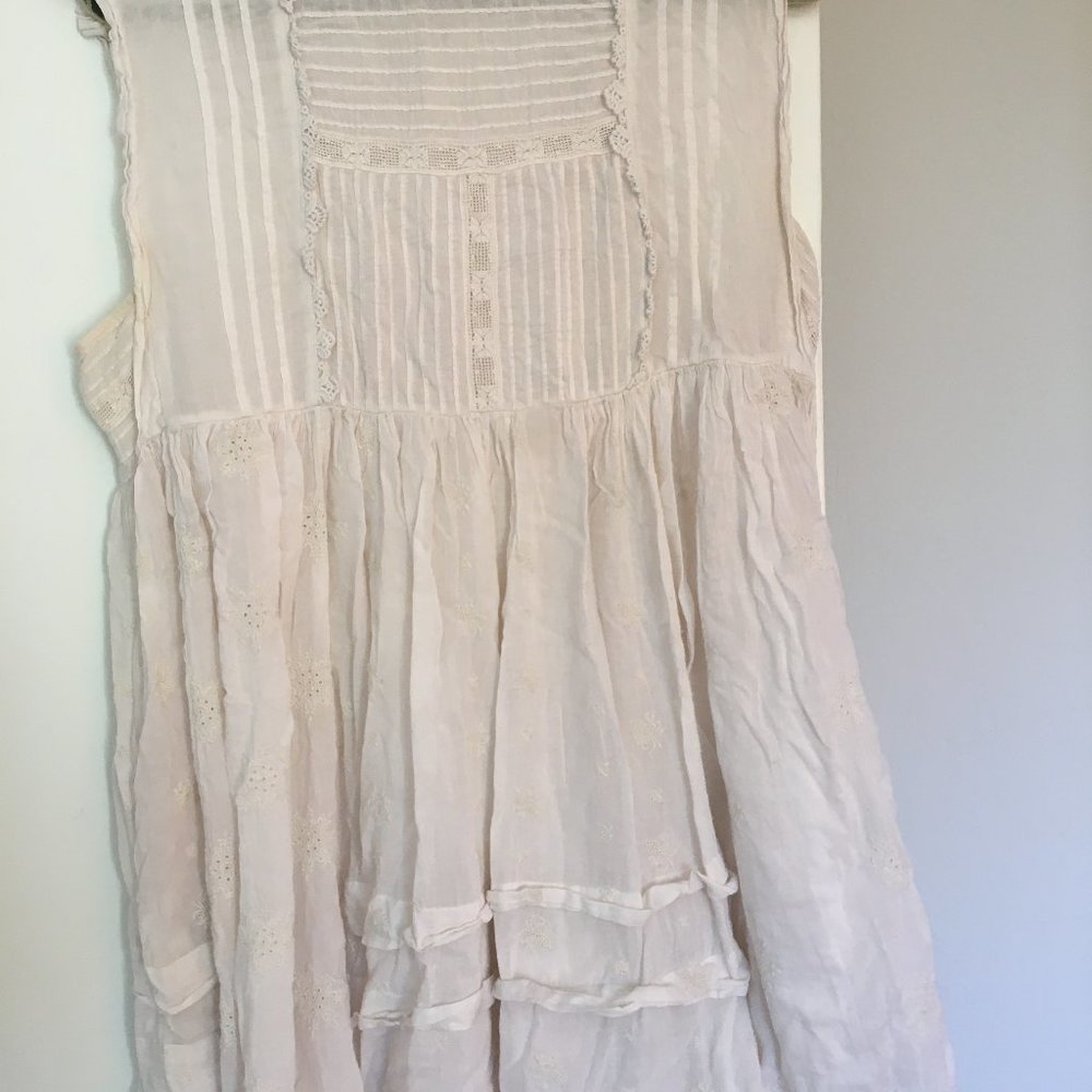 White Boho Free People dress
